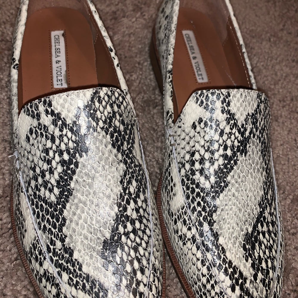 Snakeskin Loafers